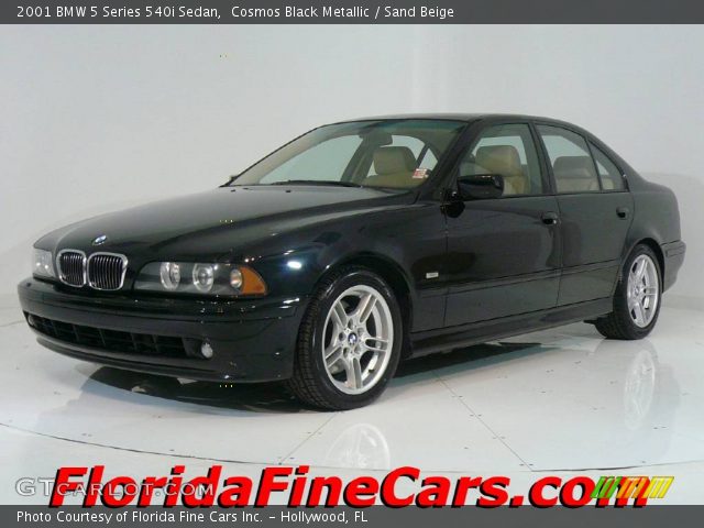 2001 BMW 5 Series 540i Sedan in Cosmos Black Metallic