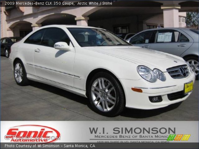 2009 Mercedes-Benz CLK 350 Coupe in Arctic White