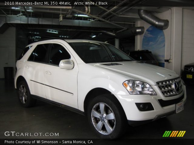 2010 Mercedes-Benz ML 350 4Matic in Arctic White