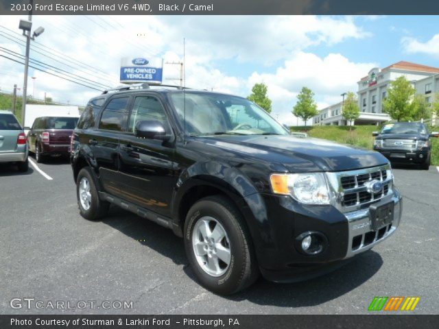 2010 Ford Escape Limited V6 4WD in Black