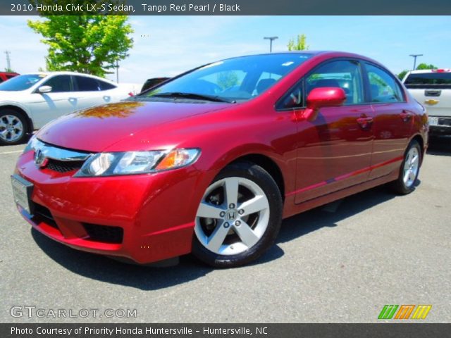 2010 Honda Civic LX-S Sedan in Tango Red Pearl