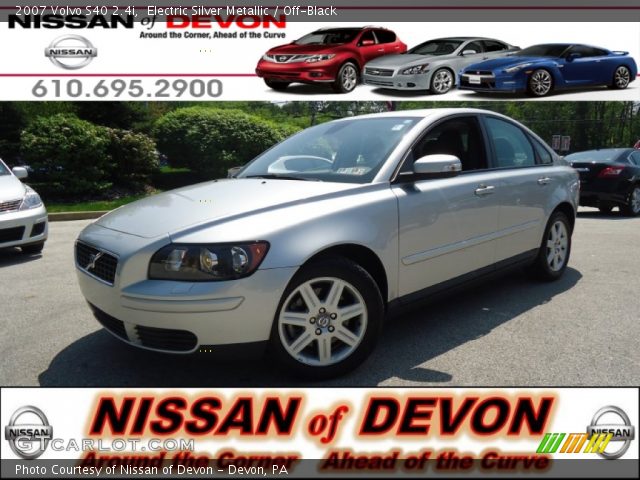 2007 Volvo S40 2.4i in Electric Silver Metallic