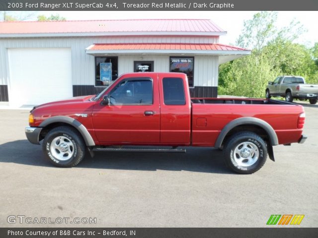 2003 Ford Ranger XLT SuperCab 4x4 in Toreador Red Metallic