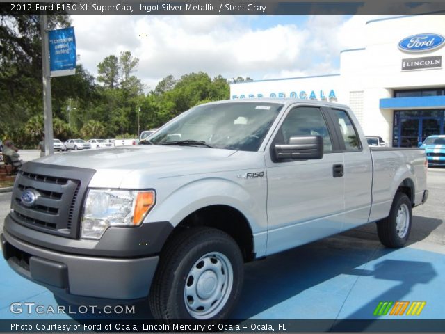 2012 Ford F150 XL SuperCab in Ingot Silver Metallic