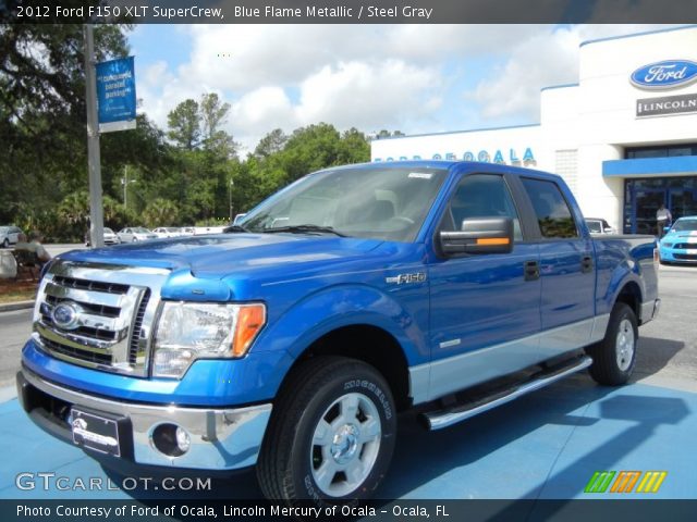 2012 Ford F150 XLT SuperCrew in Blue Flame Metallic