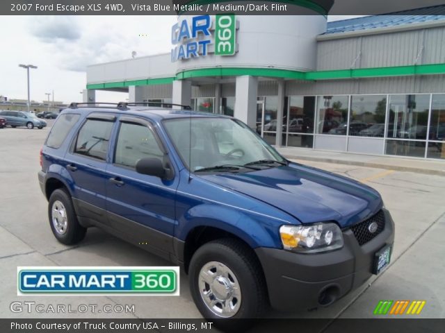 2007 Ford Escape XLS 4WD in Vista Blue Metallic