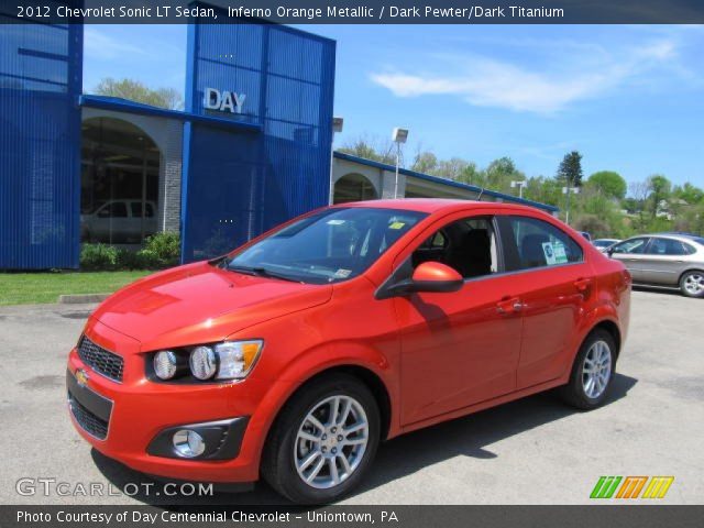 2012 Chevrolet Sonic LT Sedan in Inferno Orange Metallic