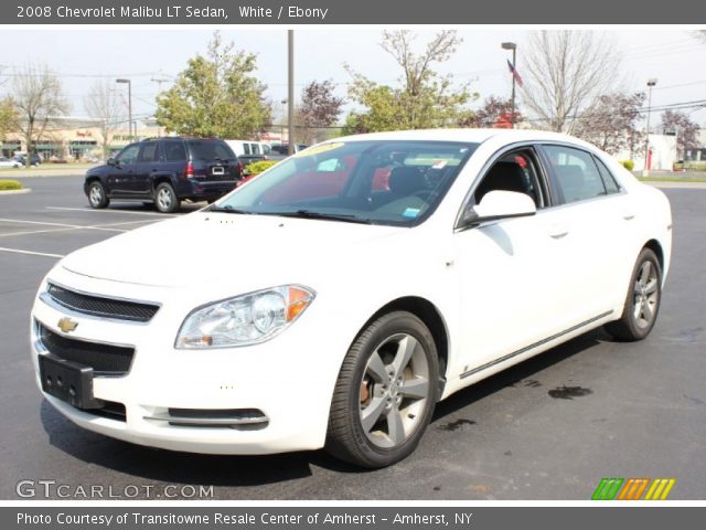 2008 Chevrolet Malibu LT Sedan in White