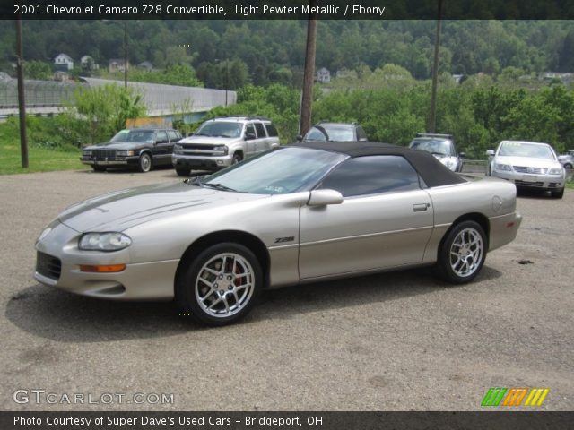 2001 Chevrolet Camaro Z28 Convertible in Light Pewter Metallic