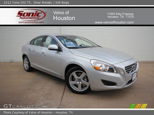 2012 Volvo S60 T5 in Silver Metallic