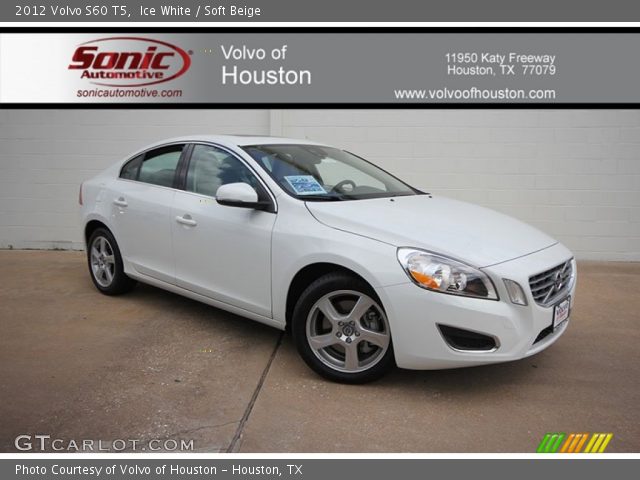 2012 Volvo S60 T5 in Ice White