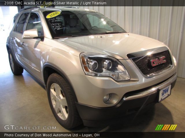 2008 GMC Acadia SLT in Liquid Silver Metallic