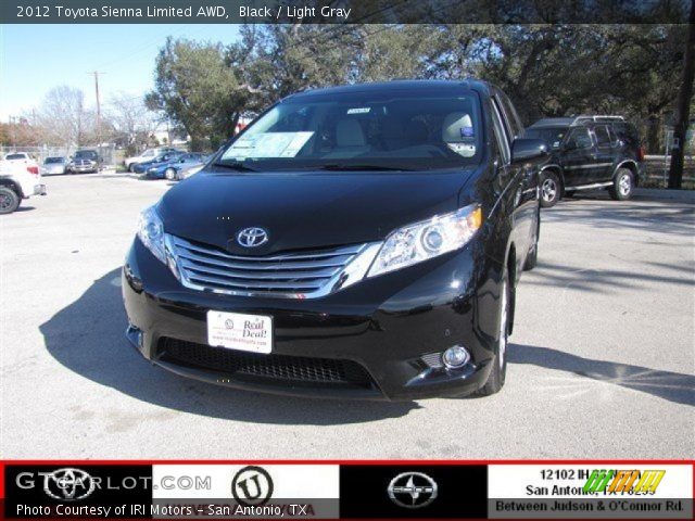 2012 Toyota Sienna Limited AWD in Black