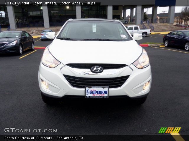 2012 Hyundai Tucson Limited in Cotton White