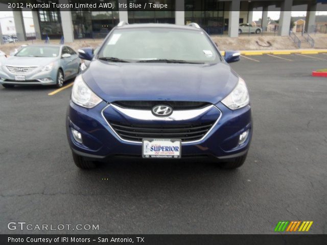 2012 Hyundai Tucson Limited AWD in Iris Blue