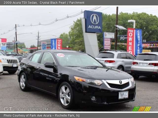 2009 Acura TSX Sedan in Crystal Black Pearl