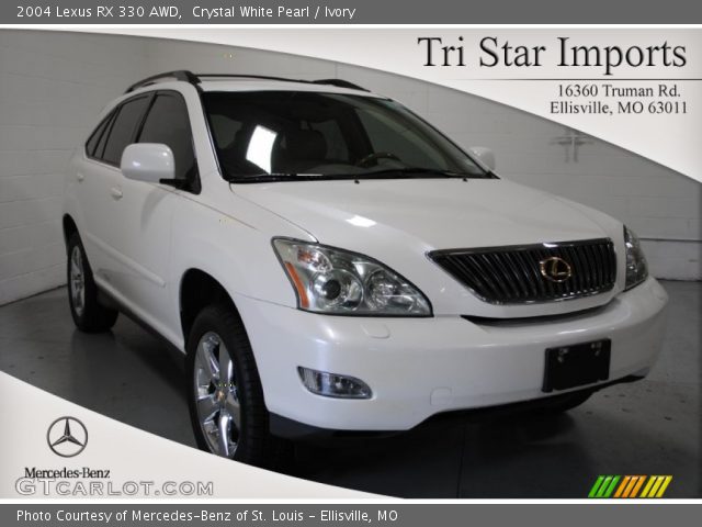 2004 Lexus RX 330 AWD in Crystal White Pearl