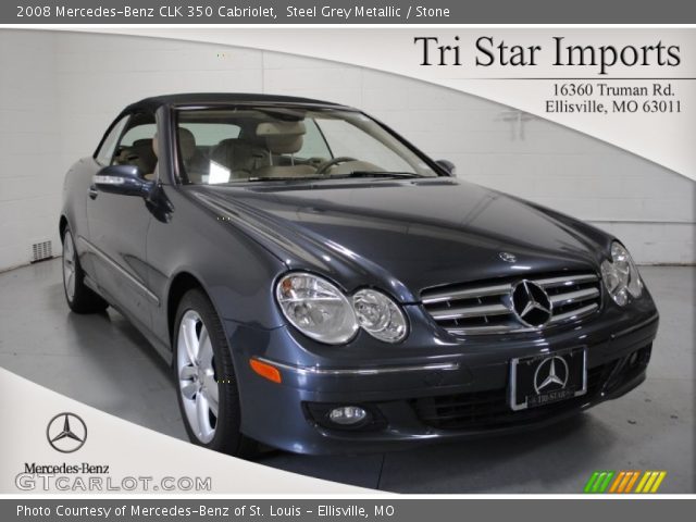 2008 Mercedes-Benz CLK 350 Cabriolet in Steel Grey Metallic