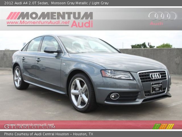 2012 Audi A4 2.0T Sedan in Monsoon Gray Metallic