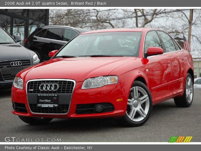 2008 Audi A4 2.0T quattro Sedan in Brilliant Red