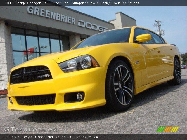 2012 Dodge Charger SRT8 Super Bee in Stinger Yellow