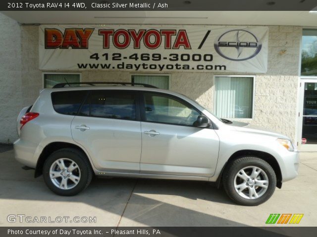 2012 Toyota RAV4 I4 4WD in Classic Silver Metallic