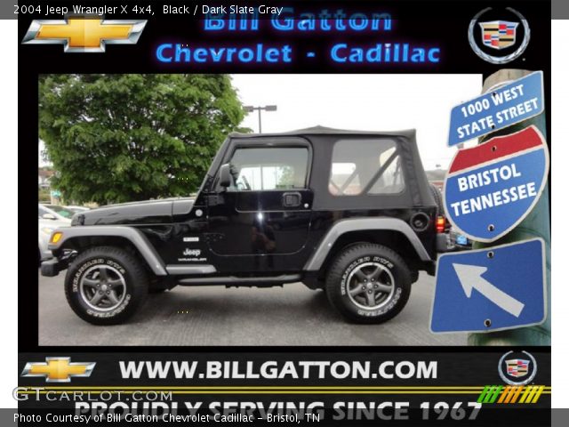 2004 Jeep Wrangler X 4x4 in Black