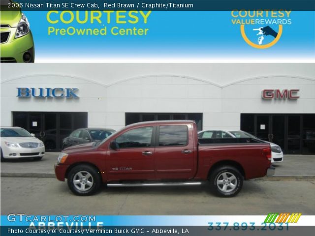 2006 Nissan Titan SE Crew Cab in Red Brawn