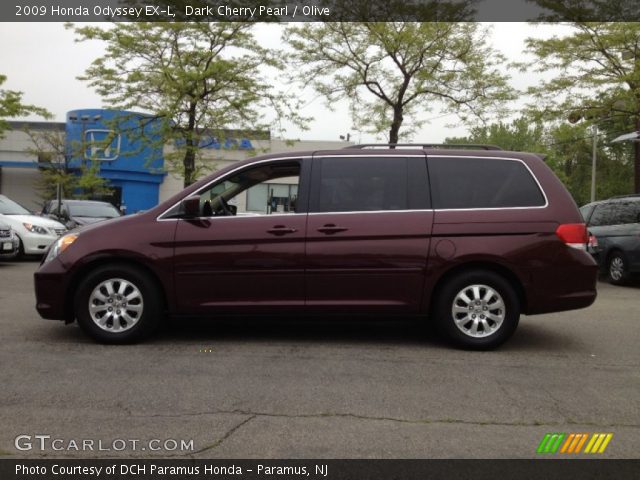2009 Honda Odyssey EX-L in Dark Cherry Pearl
