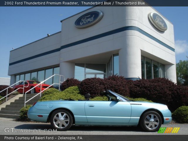 2002 Ford Thunderbird Premium Roadster in Thunderbird Blue