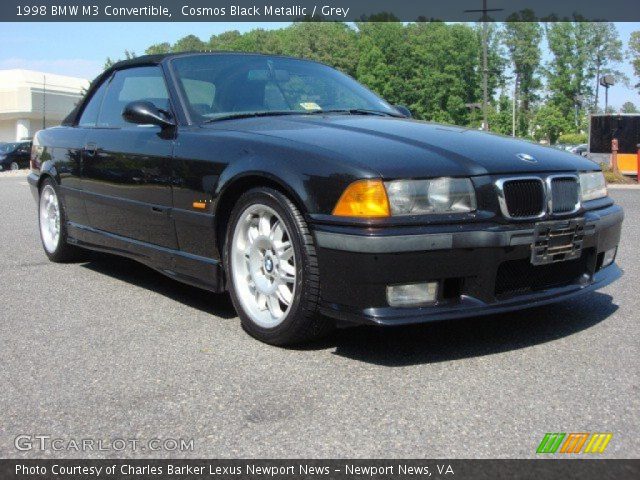 1998 BMW M3 Convertible in Cosmos Black Metallic