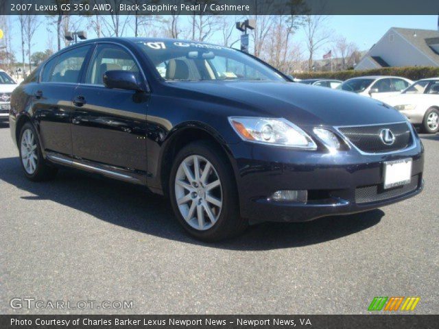 2007 Lexus GS 350 AWD in Black Sapphire Pearl