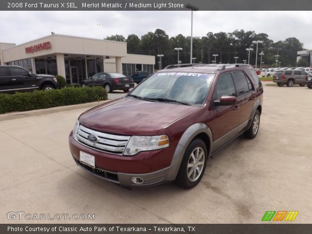 2008 Ford Taurus X SEL in Merlot Metallic