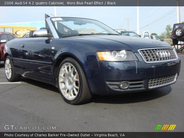 2006 Audi S4 4.2 quattro Cabriolet in Moro Blue Pearl Effect