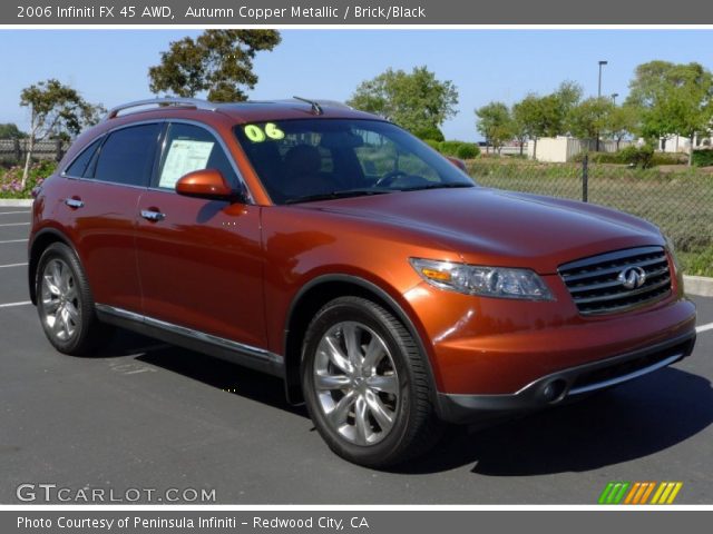 2006 Infiniti FX 45 AWD in Autumn Copper Metallic
