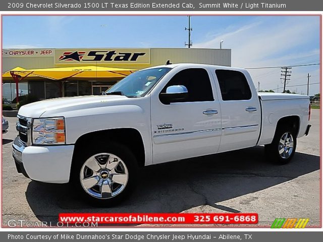 2009 Chevrolet Silverado 1500 LT Texas Edition Extended Cab in Summit White