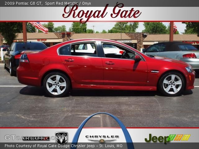 2009 Pontiac G8 GT in Sport Red Metallic
