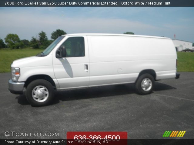 2008 Ford E Series Van E250 Super Duty Commericial Extended in Oxford White