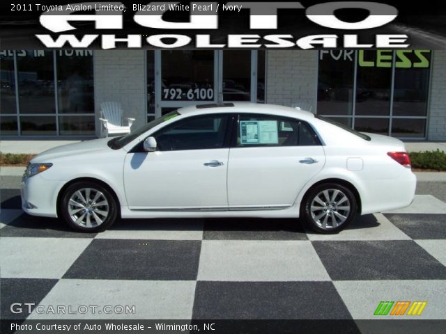 2011 Toyota Avalon Limited in Blizzard White Pearl