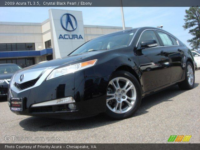 2009 Acura TL 3.5 in Crystal Black Pearl