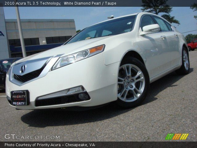 2010 Acura TL 3.5 Technology in White Diamond Pearl