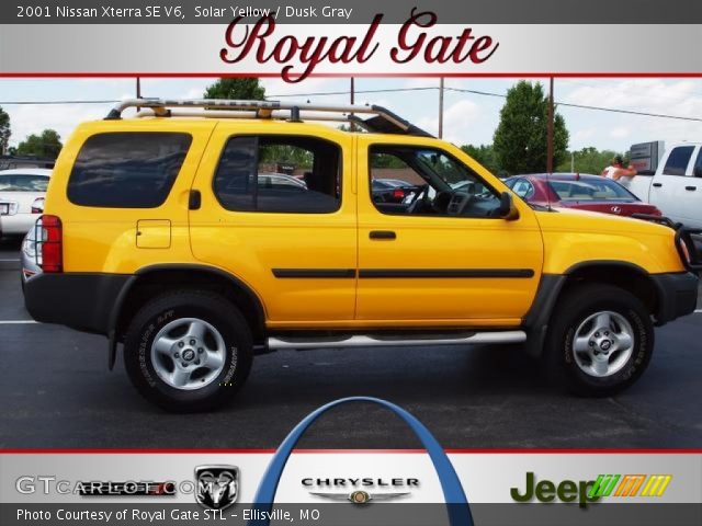 2001 Nissan Xterra SE V6 in Solar Yellow
