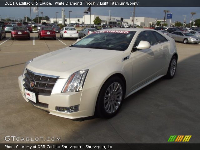 2011 Cadillac CTS Coupe in White Diamond Tricoat