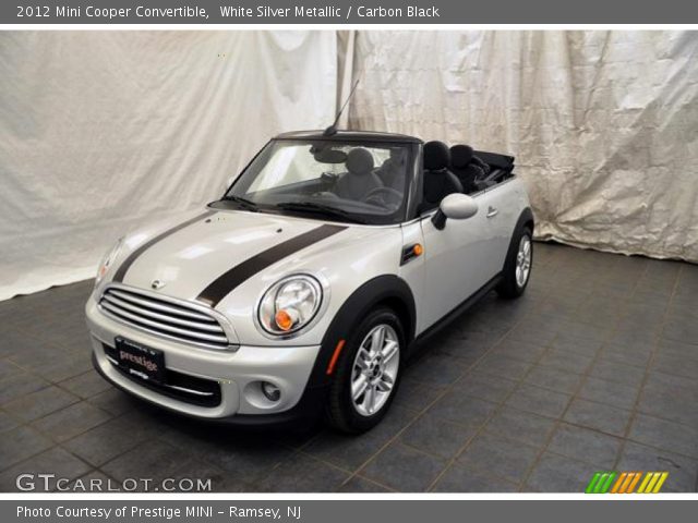 2012 Mini Cooper Convertible in White Silver Metallic