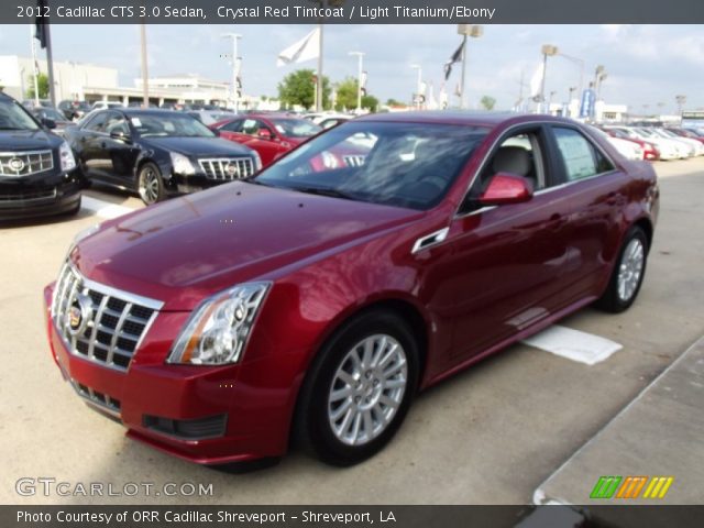 2012 Cadillac CTS 3.0 Sedan in Crystal Red Tintcoat