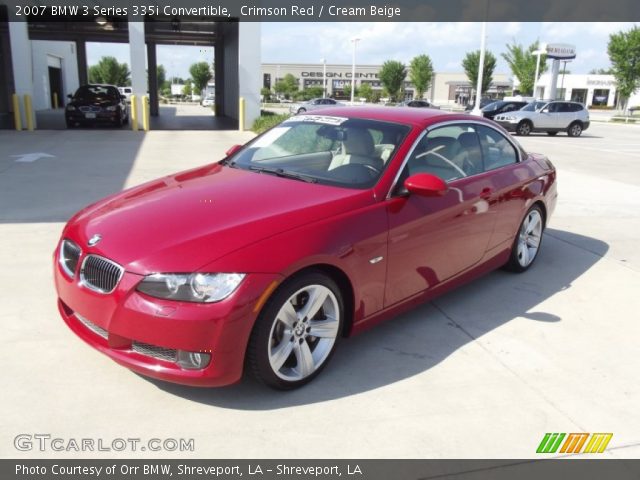 2007 BMW 3 Series 335i Convertible in Crimson Red