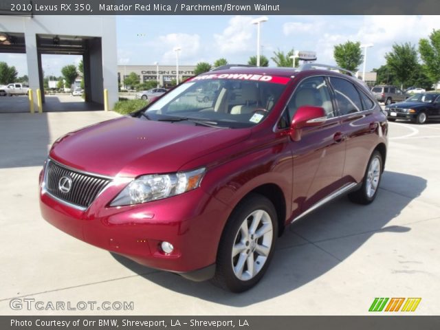 2010 Lexus RX 350 in Matador Red Mica