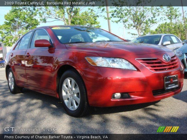 2009 Toyota Camry LE in Barcelona Red Metallic