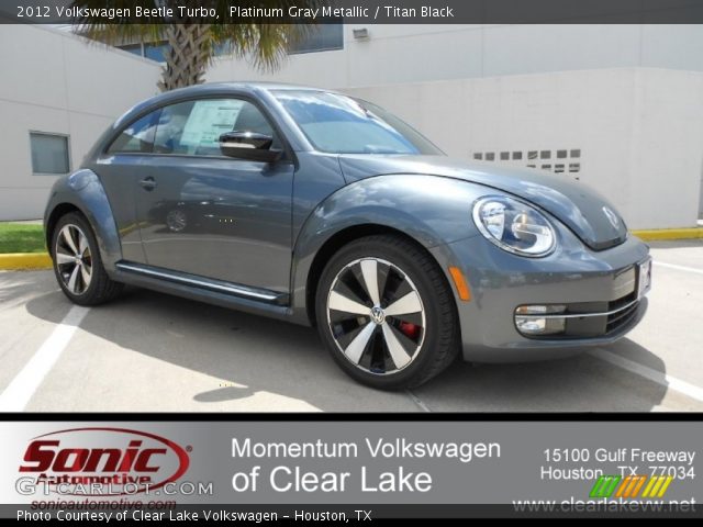 2012 Volkswagen Beetle Turbo in Platinum Gray Metallic