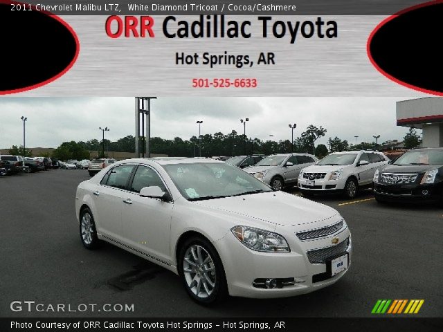 2011 Chevrolet Malibu LTZ in White Diamond Tricoat